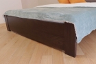 Двуспальная кровать с низким изножьем №62-1