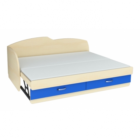 Кровать с выдвижным увеличение спального места КЛ 1-81/2000х900, КП 1-82/2000х900