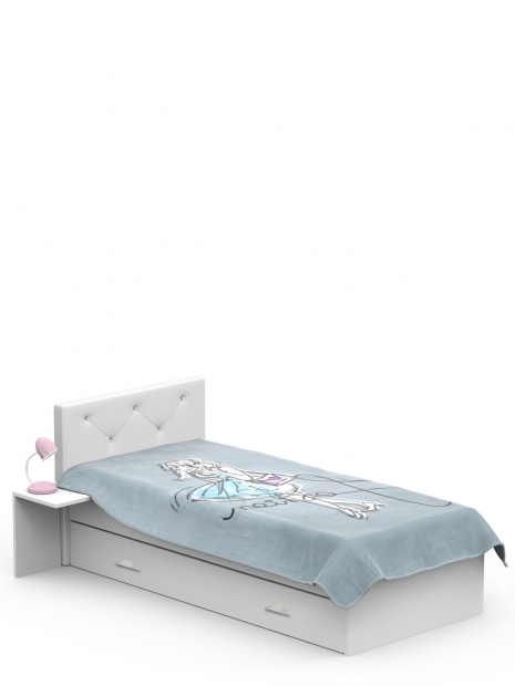 TN.21 - Кровать с мягким изголовьем 120 x200 Фэшн Минт