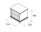 Тумба прикроватная Бьянка