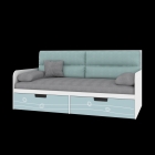 Кровать-диван с мягкой спинкой  TR-L-010