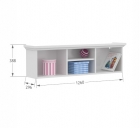 Полиця над столом 120 ReStyle White