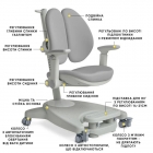 Дитяче крісло Mealux Supra Duo Plus Grey