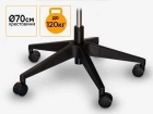 Крісло Mealux Leo Air Plus Black