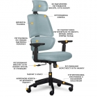 Крісло Mealux Leo Air Grey  Blue