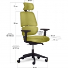 Крісло Mealux Leo Air Plus Green