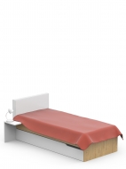 TN.21 -  Кровать с мягким изголовьем 120х200 Uni Nature
