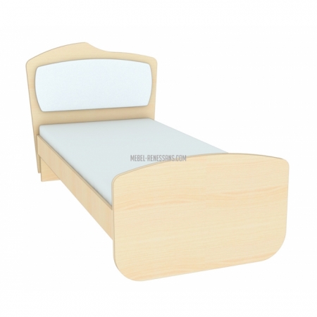 Кровать с одинарной тканевой накладкой К 1-5 (цт-1)