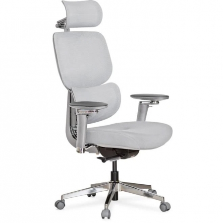 Ергономічне крісло Mealux D2 Air Fabric Grey