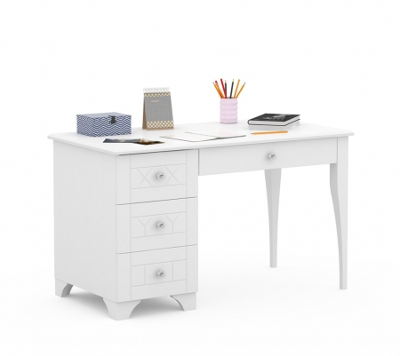 Письмовий стіл ReStyle 120 лівий Royal White