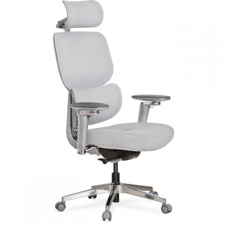 Ергономічне крісло Mealux D2 Air Fabric Grey